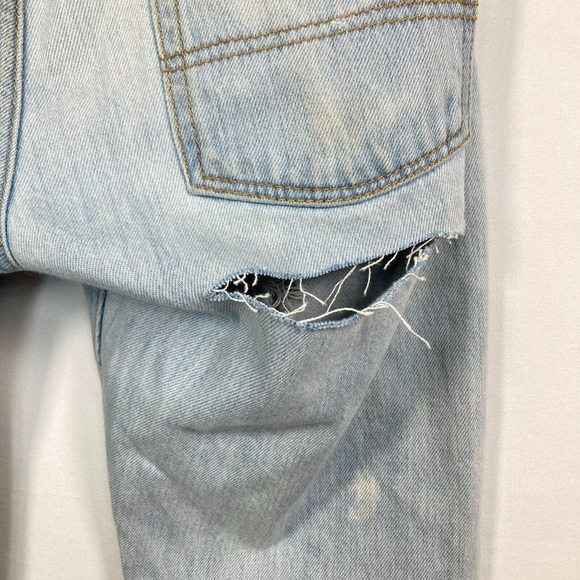 Big John x Rockin Jelly Bean Jeans Womens Sz 30 Japan Blue Cotton Ripped‎ - Picture 7 of 14